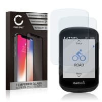 2x CELLONIC® Display Schutzglas kompatibel mit Garmin Edge 540 / Edge 840 Navigationsgerät (2.5D 9H 0,30mm Full Glue) Schutzfolie Transparent Displayschutz Glas GPS Schutz Folie Screen Protector Glass