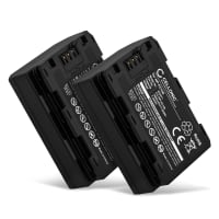 2x Batteri for Sony A7 III Alpha 7 III ILCE-7M3 ILCE-7M3K A7R III Alpha 7R III ILCE-7RM3 A9 1600mAh fra subtel