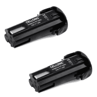 2x Batteria EBM315, 326263, 326299 per attrezzo Hitachi DB3DL2, DB 3DL2, NT 50GS, NT65GB, NT65GS, NT65GA Affidabile batteria di ricambio da 1.5Ah ioni di litio senza effetto memoria per utensili Hitachi