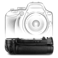 CELLONIC® Battery Grip MB-D17 voor Nikon D500 - Multifunctionele batterij greep voor EN-EL15 - vertical grip portret greep