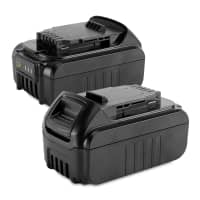 2x Batteria DCB142, DCB141, DCB142, DCB140 per attrezzo Dewalt DCR020, DCR027, DWST1-75659-QW,DCV582,DCR017, DCD730 Affidabile batteria di ricambio da 3Ah ioni di litio senza effetto memoria per utensili Dewalt