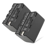 2x Akku kameraan Sony DCR-PC1 DCR-PC2 DCR-PC3 DCR-PC4 DCR-PC5 DCR-TRV1VE - NP-F10, -F20, NP-FS21, -FS33, 2800mAh vaihtoakku