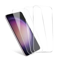 CELLONIC® 3x Schutzfolie Samsung Galaxy S23 5G - 6,1 Zoll Smartphone Displayschutz 2.5D aus Tempered Glass Ultra Thin 9H Schutzglas, Displayschutzfolie