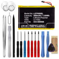 533-000088 Battery for Logitech MX Master / Touchpad T650 500mAh Battery Replacement + Tool-kit