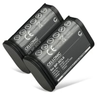 2x Batteri till Leica Q2, Q3 BP-SCL6 (2600mAh, 7.2V) från CELLONIC