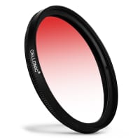 Farbverlauf Filter Rot für Sony Ø 55mm Verlauffilter