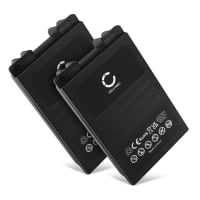 2x Batteri för Autec CB71.F, FUA10, UTX97 transmitter MH0707L, NC0707L (2000mAh, 7.2V) från CELLONIC