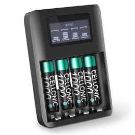 ABSINA 8x Batterie Ricaricabili AAA Per Telefono 800 MAh - Pile - Foto 6