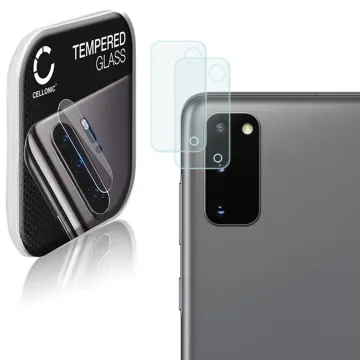 2x Panssarilasi puhelimeen Samsung Galaxy S20 (SM-G980) - suojaa älypuhelimen kameran linssiä, 9H, 0,33mm, Full Glue, Musta, subtel