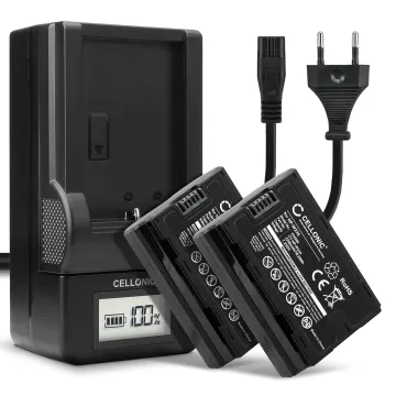 2x NP-W235 Battery for FujiFilm X-T4 / GFX 50S II / GFX100S / X-H2S 2250mAh Camera Battery Replacement NP W235 + Charger