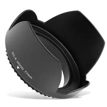 CELLONIC® Paraluce per Ø 77mm con filettatura a vite - Ø 77mm lens hood in Materiale sintetico protezione della lente contro urti e graffi