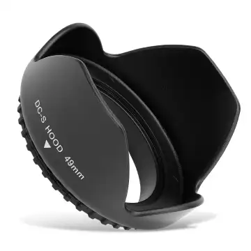 CELLONIC® Ø 49mm Lens Hood for Ø 49mm Plastic Screw-in Flower / Tulip / Petal Sun Shade