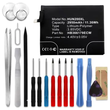 CELLONIC® Phone Battery Replacement for Huawei Nova 2 / Nova 2 Dual SIM + 17-Tool Phone Repair Kit - HB366179ECW 2950mAh