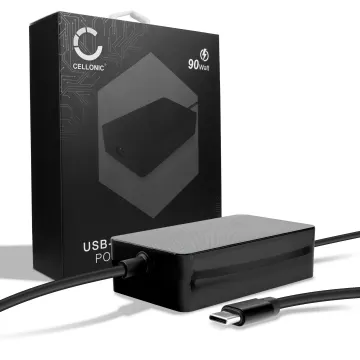 Laturi tietokoneeseen USB C Notebooks, Tablets, Smartphones - 90W, PD Power Delivery | 5V-20V, CC-PD90 tarvikelaturi, 2.5m virtajohto, laturi