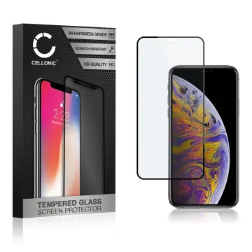 Panssarilasi puhelimeen iPhone 11 Pro Max / iPhone Xs Max - 3D Case-friendly, 9H, 0,33mm, Full Glue, Musta, CELLONIC