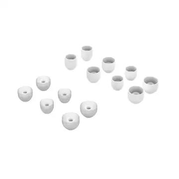 subtel® Sony WF-1000XM3 Ear Tips - Replacement Earbud Tips for In-Ear Headphones - White Silicone Earphone Covers