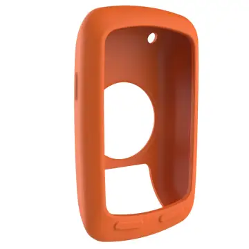 subtel® Funda Garmin Edge 800 / Edge 810 & Edge Touring / Edge Touring Plus, Funda de Silicone para dispositivos GPS bicicleta - Funda protectora en naranja Back Cover Bumper Case Shockproof