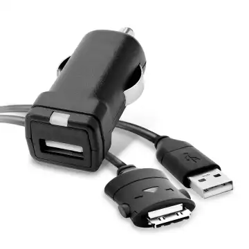 Car Charger for Samsung YP-K3 YP-K5 YP-P2 YP-P3 YP-Q1 YP-Q3 YP-R1 YP-S3 YP-S5 YP-T10 YP-T9 - 1.5m, 5V, 1A Car Charging Cable