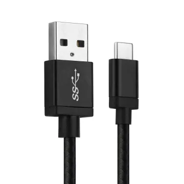 Cable USB para tablets ASUS ZenPad S 8.0 / ZenPad 3 8.0 / ZenPad 10 (Z301) / ZenPad 3S 10 - Cable de Carga y Datos 3.1 Gen 1 1m 3A negro Nylon