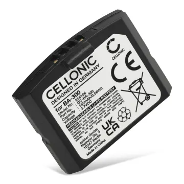 Batteria di ricambio per Sennheiser RS 4200 RR 4200 RR 840 RI 410 IS 410 HDI 830, Sennheiser Set 840 TV Set 840-S Set 900 Set 830 BA300 BA 300 150mAh , Ricambio compatibile al 100%