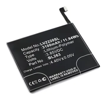 BL263 Battery for Lenovo ZUK Z2 Pro Smartphone / Phone Battery Replacement - 3100mAh