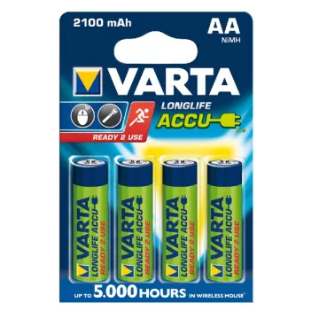 Baterías Pilas AA Varta Long Life Accu Varta 56720 4x