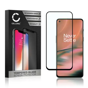 Vervangende screenprotector compatibel met OnePlus Nord 2 smartphone (3D Case-friendly, 9H, 0,33mm, Full Glue)