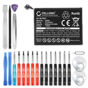 Batteria CELLONIC® BLP827 per OnePlus 9 Pro Ricambio da 2200mAh + Set di strumento Sostituzione facile con utensili adatti e duraturi