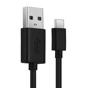 Cavo USB 3.1 Gen 1 con connettore USB C Type C per telefono Sony Xperia 1 II, III, Xperia 5 II, III, Xperia 10 II, III XZ2, XZ3, XZ1 Compact filo di 1m cavetto dati & ricarica 3A in PVC nero per cellulare