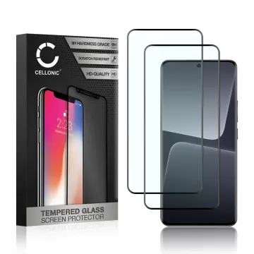 2x Vetro temperato CELLONIC® per Xiaomi 13 Pro, screen protector (3D Full Cover 9H 0,33mm Full Glue) nero Pellicola salva schermo per telefono cellulare smartphone