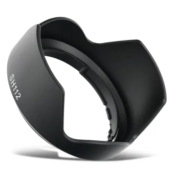 CELLONIC ALC-SH112 Pare-soleil Fleur / Tulipe / Pétale pour Sony SEL-16F28 16mm 1:2.8, SEL-1855 E 18-55 mm 1:3.5-5.6 OSS / SAM Parasoleil Objectif en Plastique