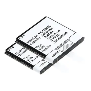 2x Bateria Falk 1675210000 1800mAh - , Batería larga duración para GPS Falk IBEX 25 IBEX 32