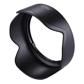 CELLONIC® EW-53 Lens Hood for Canon EF-M 15-45mm 1:3.5-6.3 IS STM Plastic Bayonet Flower / Tulip / Petal Sun Shade