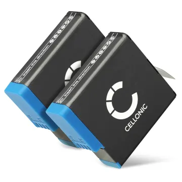 2x Batterie pour GoPro Hero 8 7 6, AHDBT-801 1200mAh de CELLONIC