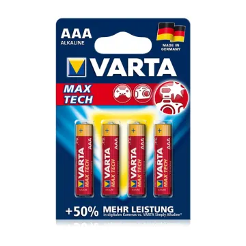 Baterías Pilas AAA  Varta Max Tech Varta 4703 4x