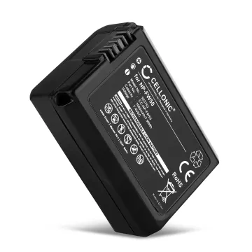 NPFW50 Battery for Sony Alpha 6000 A6000 6400 A6400 ZV-E10 A6100 6300 A6300 6500 RX10 (I II III IV) NEX-5 Alpha 7 7R Camera 1080mAh NP-FW50 Battery Replacement