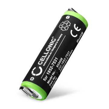 Batteria di ricambio 1852-7531 per Moser ChroMini Pro (1591) / Easy Style 1881 / Tondeo Eco-XS / Wella Contura - HS40 Affidabile sostituzione da 2000mAh rasoio spazzolino tagliacapelli elettrico