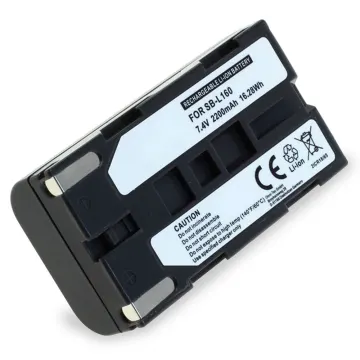 SB-L110A, -L160, -L320, -L480 Battery for Samsung SC-L906 L901 L860 L810 L700 SC-D23 VP-W80 W70 W60 VP-M50 VP-L800 L900 L700 L600 L600 2200mAh Camera Battery Replacement