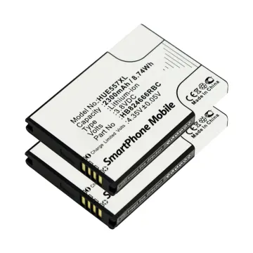 2x Batterij compatibel met Huawei E5577S / E5785 - HB824666RBC, HWBBJ1 2300mAh vervangende accu reservebatterij extra energie