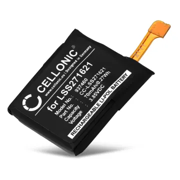 LSS271621 Battery for FitBit Charge 3 / FB409 Sport Fitness Tracker Smartwatch Battery Replacement - 70mAh 3.85V Lithium Polymer