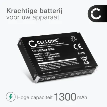 2x 190582-0000,F12440056,K398,L-LU18 batterij voor Logitech Harmony 1000 Remote 1100 1100i 915 Squeezebox afstandsbediening - 1300mAh vervangende accu reserve batterij
