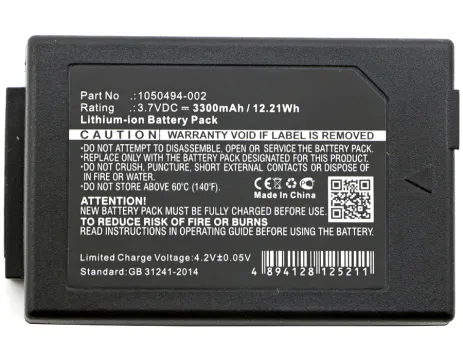 Batería para Motorola WorkAbout Pro 4 WorkAbout Pro G1 WorkAbout Pro G2 WorkAbout Pro G3 WorkAbout Pro G4 Pantone 7525C 7527C Psion Workabout Pro 7527C-G3 1050494 7525 7525C 7527 G1 G2 WA3010 Workabout Pro Workabout Pro 7525C-G1 - Psion WA3006 (3300mAh) B