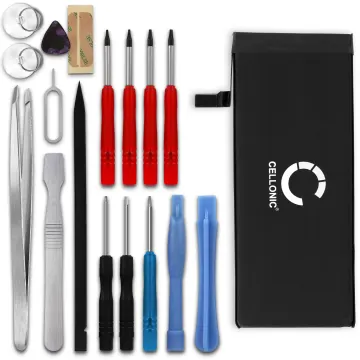 CELLONIC® Phone Battery Replacement for Apple iPhone 6S (A1633, A1688, A1700) + 17-Tool Phone Repair Kit - 616-00036 1715mAh