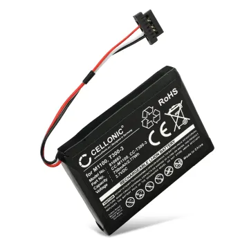 Akku navigaattoriin Mitac Mio 4190 Mio Moov 500 Mio Moov 510 Mio Moov 560 Mio Moov M400 Mio Moov M405 Mio N177 - 750mAh, 3.6V - 3.7V, 338937010172,T300-3 vaihtoakku GPS-laitteeseen