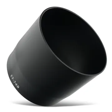 CELLONIC ET-74B Pare-soleil Cylindrique / Rond pour Canon EF 70-300mm f/4-5.6 IS II USM Parasoleil Objectif en Plastique