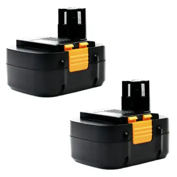 2x Batteria EY9221, EY9136, EY9230,EY9230B, EY9231, EY9136B per attrezzo Panasonic EY6432, EY3530, EY3795B, EY6431,EY6432 GQKW Affidabile batteria di ricambio da 3Ah NiMH con ridotto effetto memoria per utensili Panasonic