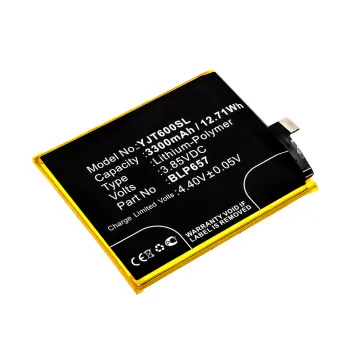 Bateria OnePlus 6 BLP657 3300mAh - BLP657, Batería larga duración para smartphones OnePlus 6