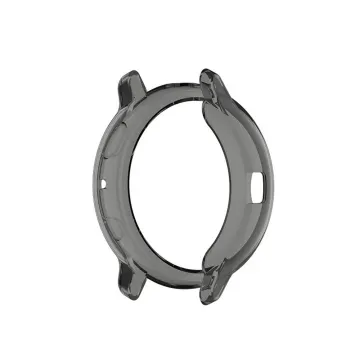 Protezione subtel in TPU per Samsung Galaxy Watch Active 2 (40mm) custodia assorbi-urti per smartwatch, nero, cover protettiva di bordi, ghiera, lunette e anse