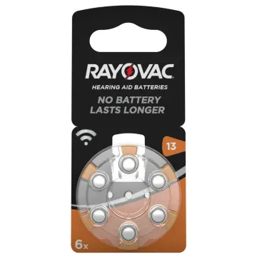 Batterie / pile per apparecchio acustico Rayovac 4606 Acoustic 13 PR48 (x6) Batteria pila a bottone