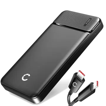 CELLONIC USB Powerbank mit 10000mAh und 4 USB Ports - mobiles Ladegerät, Externer Akku, Schnellladegerät + High Speed USB-C Kabel